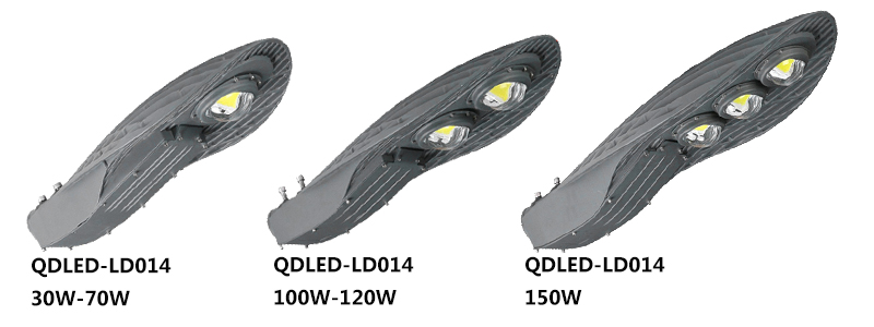 QDLED-LD014網球拍集成LED路燈頭係列燈體圖片實物拍照