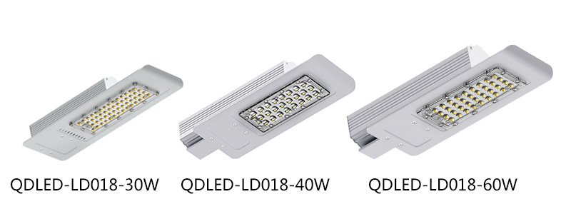 超薄鋁貼片LED路燈30W-60W係列款式圖片展示