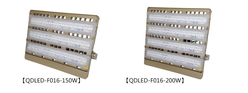 (QDLED-F016)新款超薄壓鑄鋁貼片LED泛光燈係列圖片2