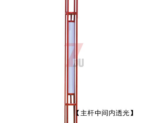 (QDJGDZ-017)紅色火焰造型特色廣場園林蝴蝶视频免费下载观看主杆內透光位置