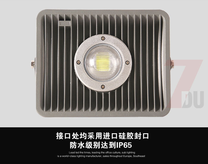 防護等級IP65戶外大功率LED投光燈50W